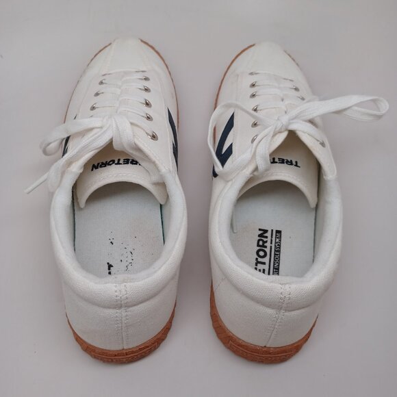 Tretorn Sneakers Nyliteplus White Canvas Lace Up Womens 9 - Picture 10 of 13